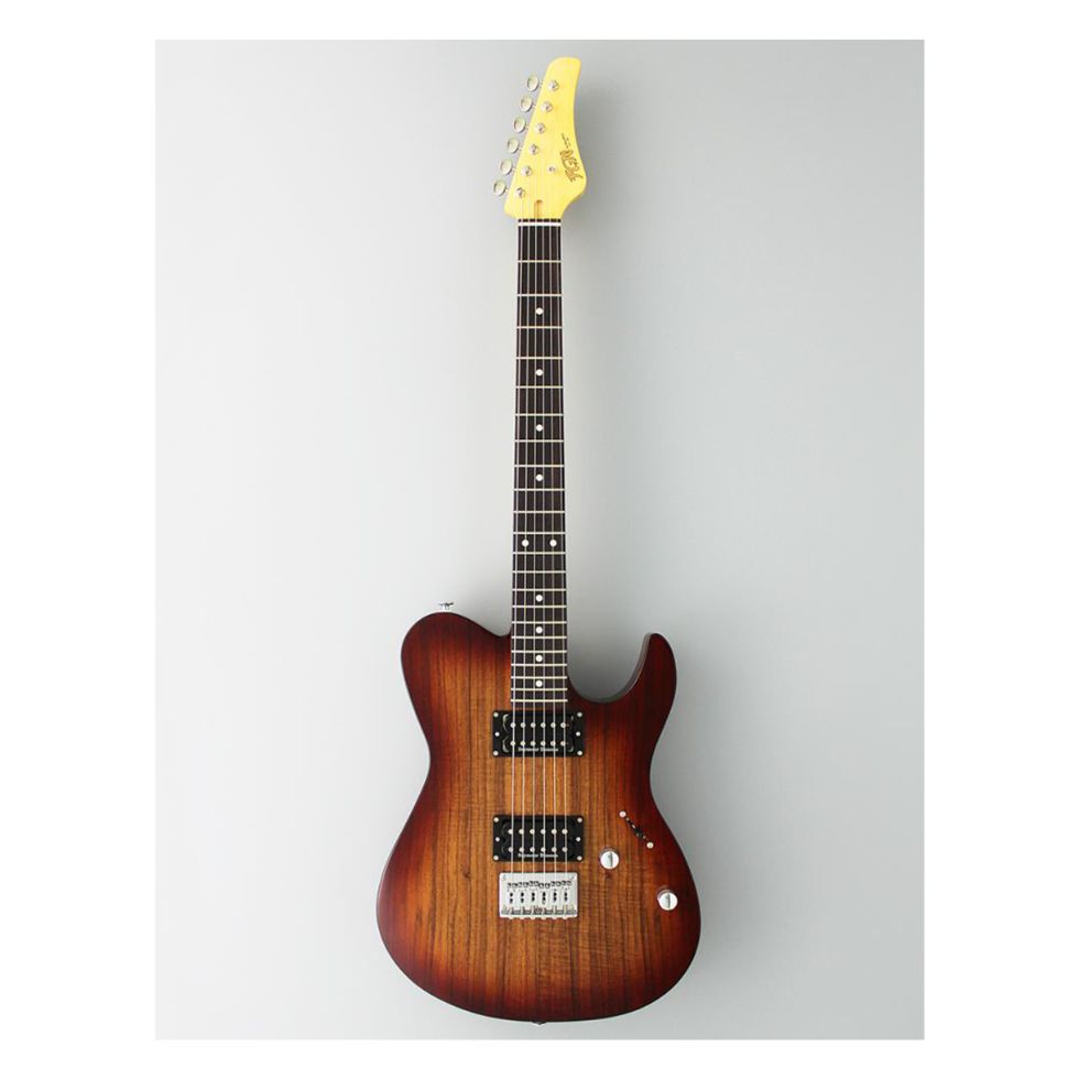 FGN Guitarra Eléctrica ILIAD J-Standard JIL2 EW2-R Telecaster Koa Natural Burst + Funda FGN