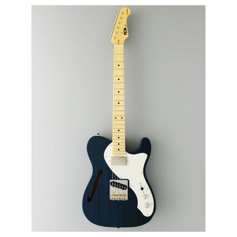 FGN Guitarra Eléctrica Neo Classic Telecaster Transparent Blue + Funda FGN