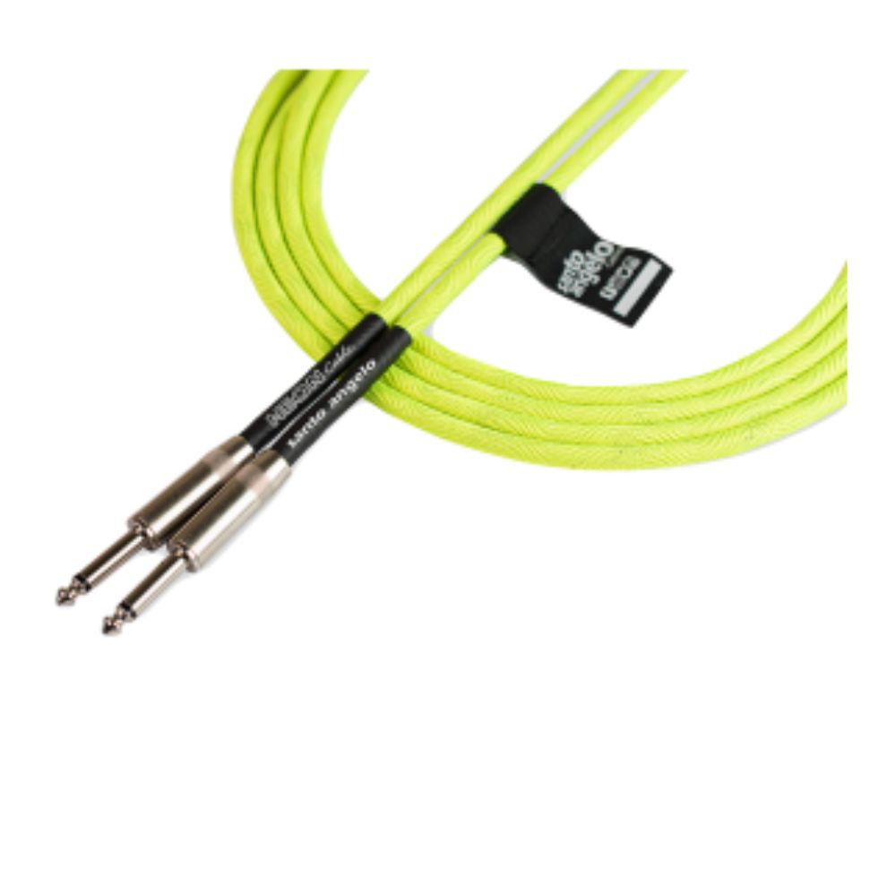 Santo Angelo Cable Instrumento NEON Green 4.57M