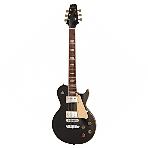 Aria Pro II Guitarra Eléctrica PE350STD Les Paul Aged Black