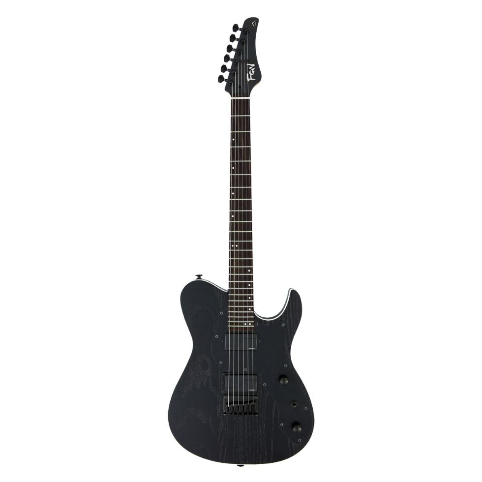 FGN Guitarra Eléctrica ILIAD J-Standard JIL3 Telecaster Open Pore Black + Funda FGN