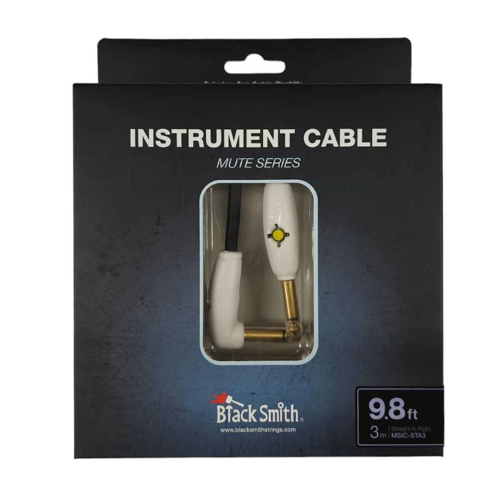 Black Smith Cable Instrumento Serie Mute (Kill Switch) 3m - Plug Recto / L