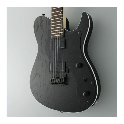 FGN Guitarra Eléctrica ILIAD J-Standard JIL3 Telecaster Open Pore Black + Funda FGN