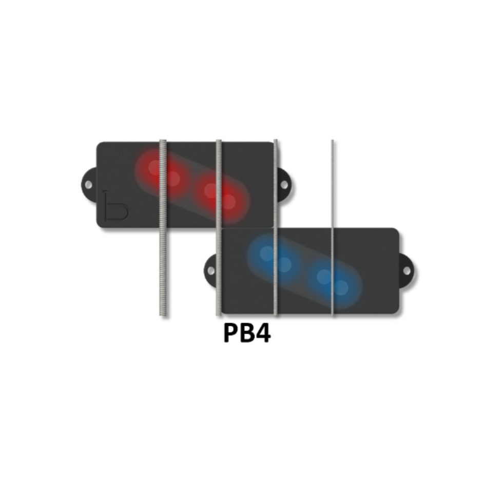 Bartolini 4 Cuerdas P-Bass - b-axis PB4