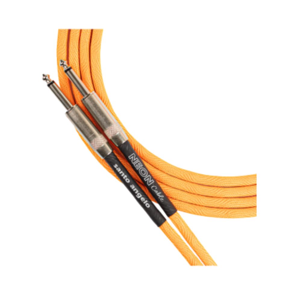 Santo Angelo Cable Instrumento NEON Orange 4.57M