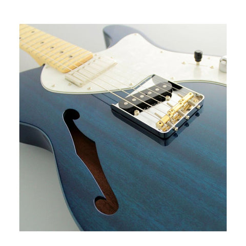 FGN Guitarra Eléctrica Neo Classic Telecaster Transparent Blue + Funda FGN