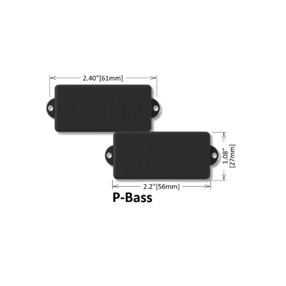 Bartolini 4 Cuerdas P-Bass - b-axis PB4