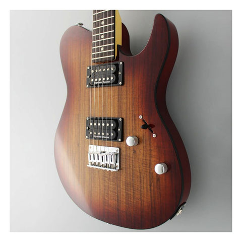 FGN Guitarra Eléctrica ILIAD J-Standard JIL2 EW2-R Telecaster Koa Natural Burst + Funda FGN