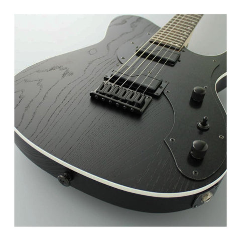 FGN Guitarra Eléctrica ILIAD J-Standard JIL3 Telecaster Open Pore Black + Funda FGN