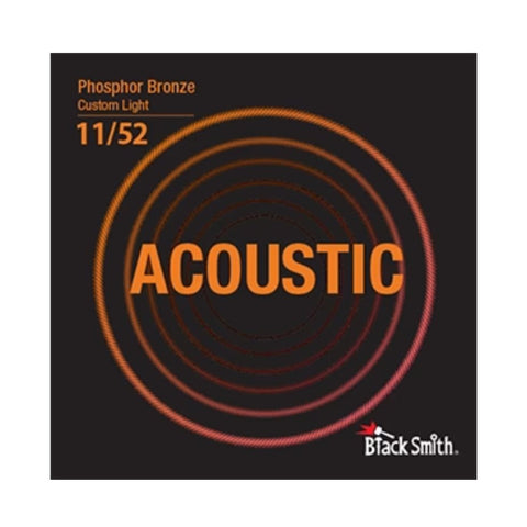 Black Smith Phosphor Bronze Custom Light 11-52