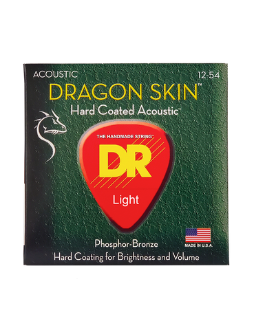 DR Strings Acústica Dragon Skin Fosforo Bronce 12-54