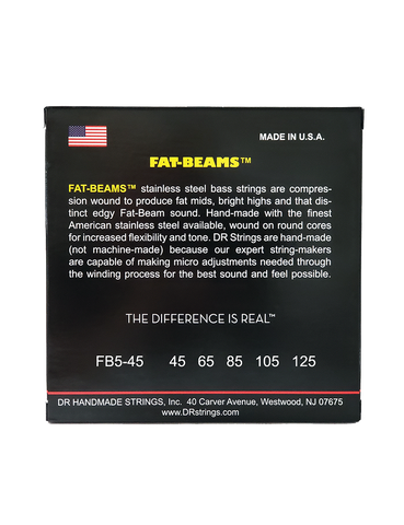 DR Strings Bajo Fat-Beams 45-125