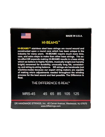 DR Strings Bajo Hi-Beams 45-125