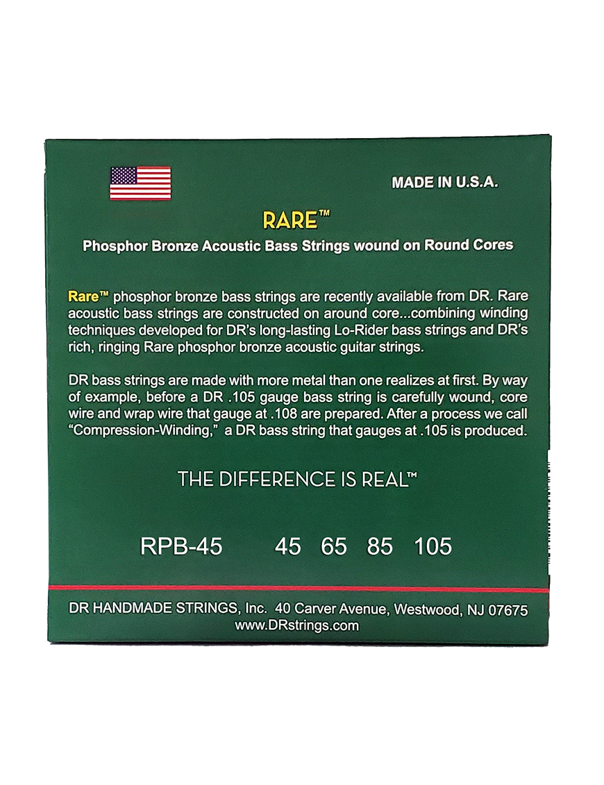 DR Strings Bajo Rare 45-105