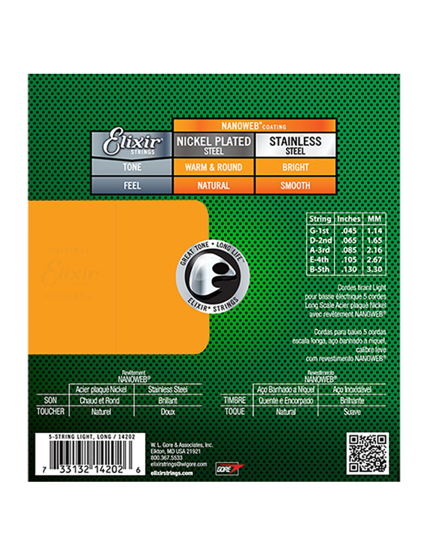 Elixir Bajo Nanoweb 45-130