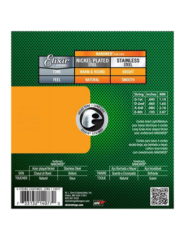 Elixir Bajo Nanoweb 45-105