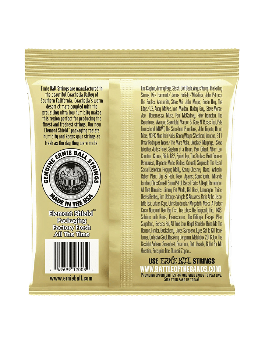 Ernie Ball Earthwood Medium Light 80/20 Bronce 12-54