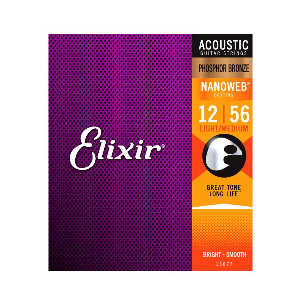Elixir Guitarra Acústica Fósforo Bronce 12-56
