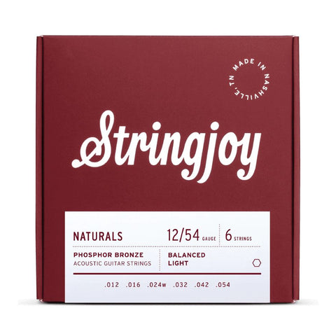 Stringjoy Natural Phosphor Bronze 12-54