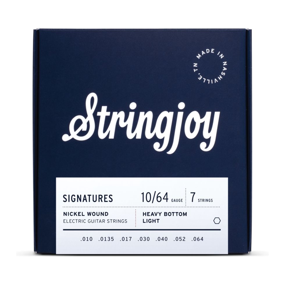 Stringjoy Signatures Nickel Wound 10-64 7 Cuerdas