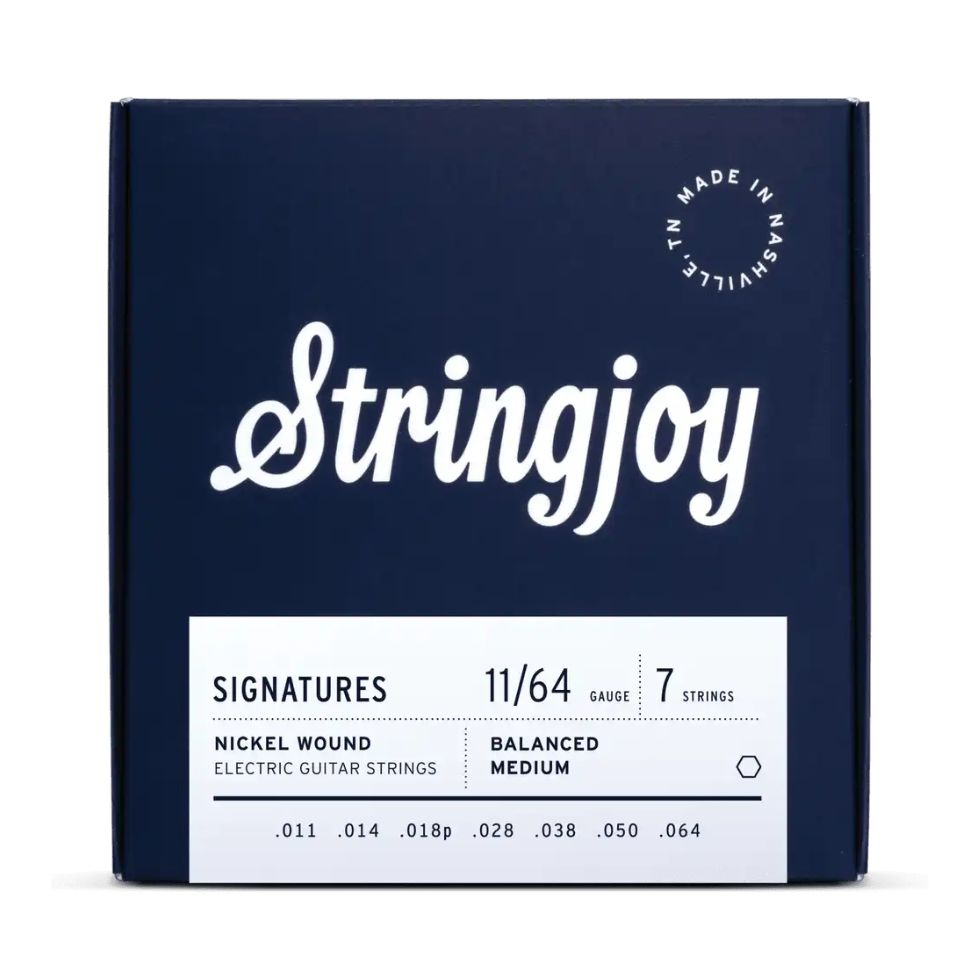 Stringjoy Signatures Nickel Wound 11-64 7 Cuerdas