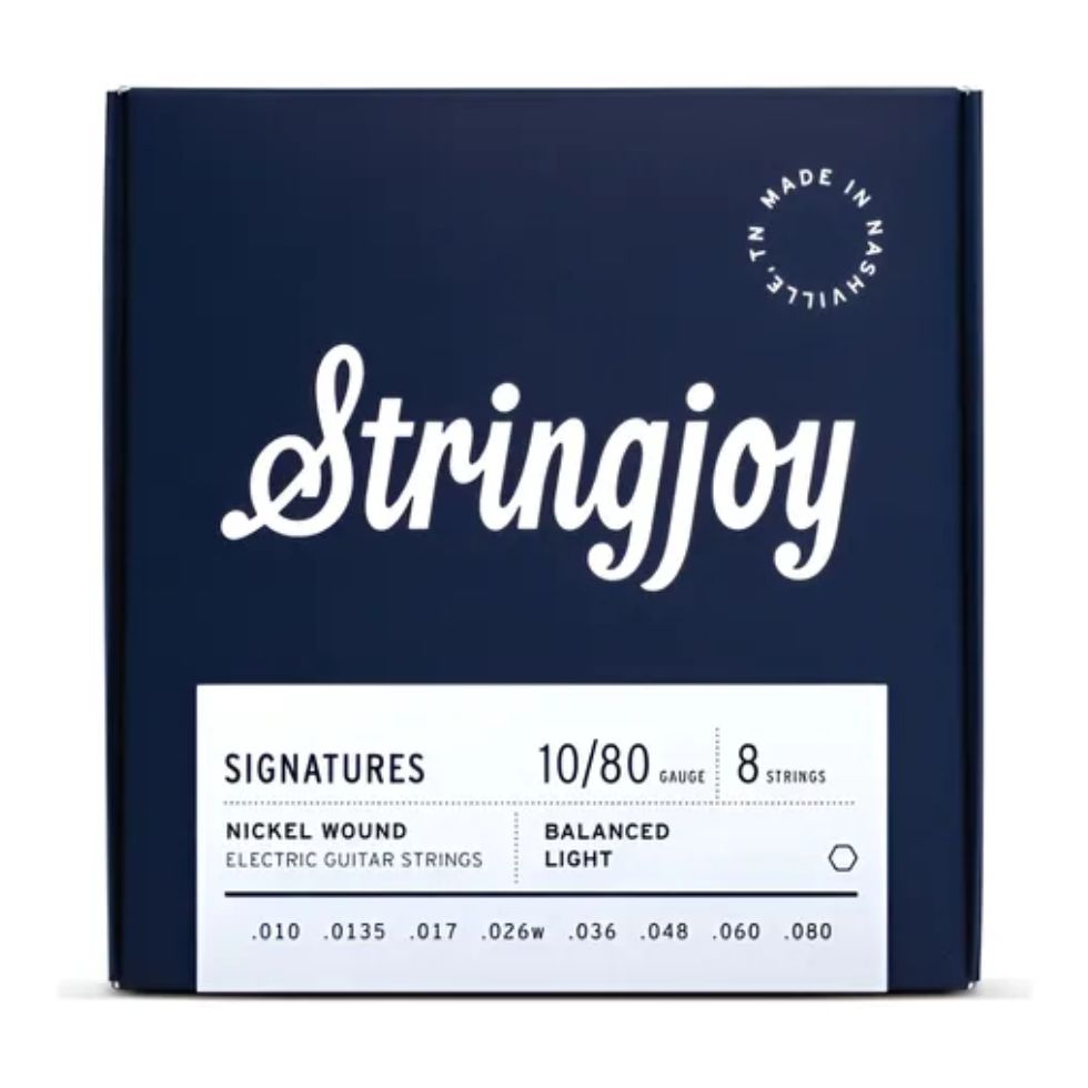 Stringjoy Signatures Nickel Wound 10-80 8 Cuerdas
