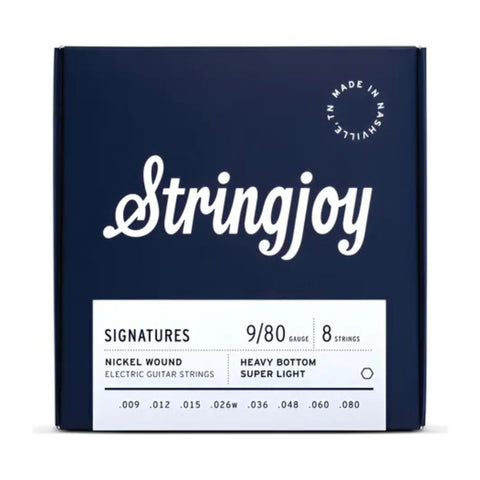 Stringjoy Signatures Nickel Wound 09-80 8 Cuerdas